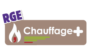 Logo de l'accréditation RGE Chauffage +