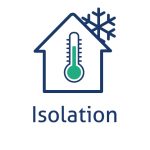 Pictogramme cliquable d'une activité de Ginergy : Isolation